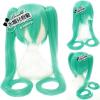 cosplay假髮Vocaloid系列-初音蔥綠色120-19現貨或預購